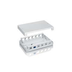 Equip 12-Port Keystone Jack Surface